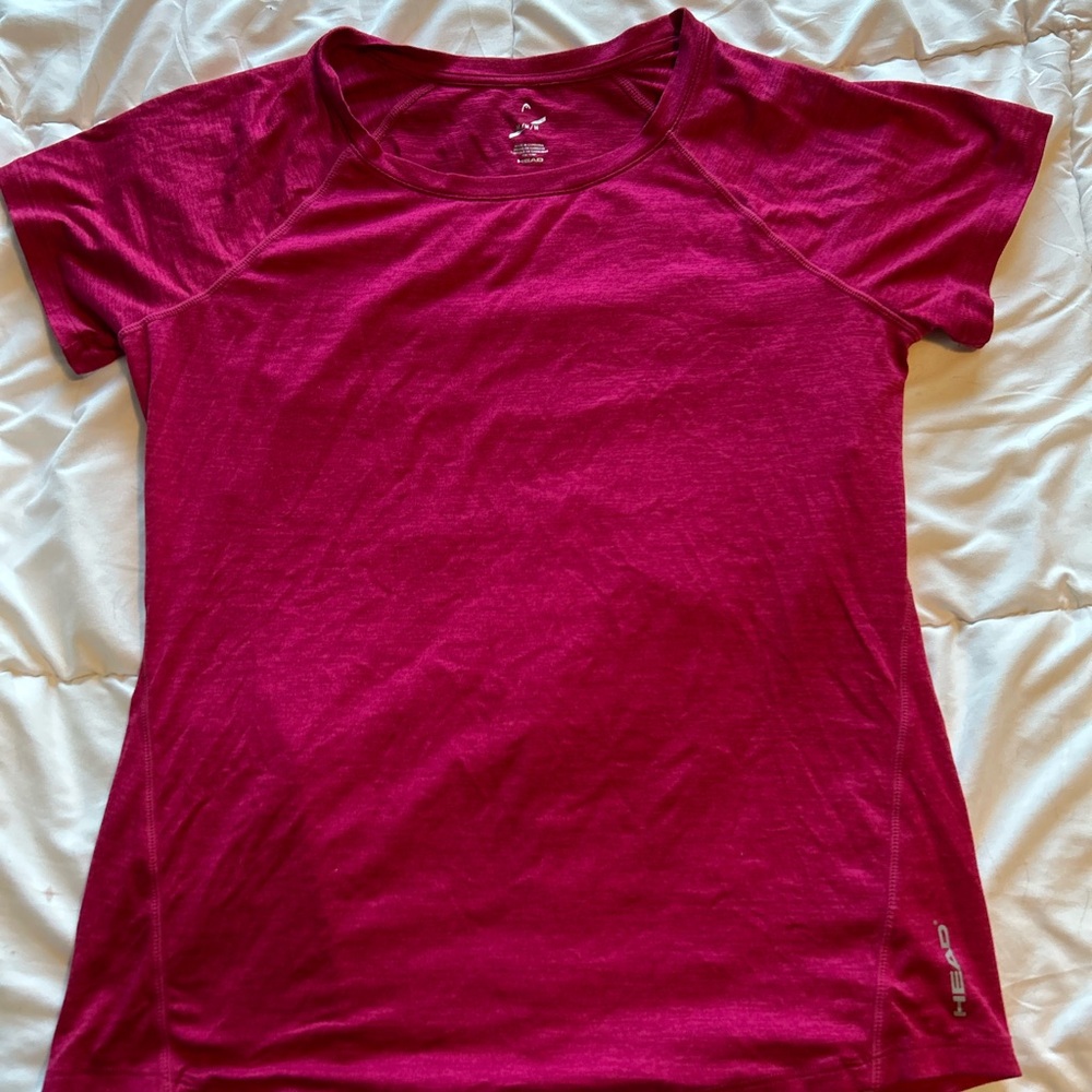 HEAD Women's Raspberry Short Sleeve Athletic Tee